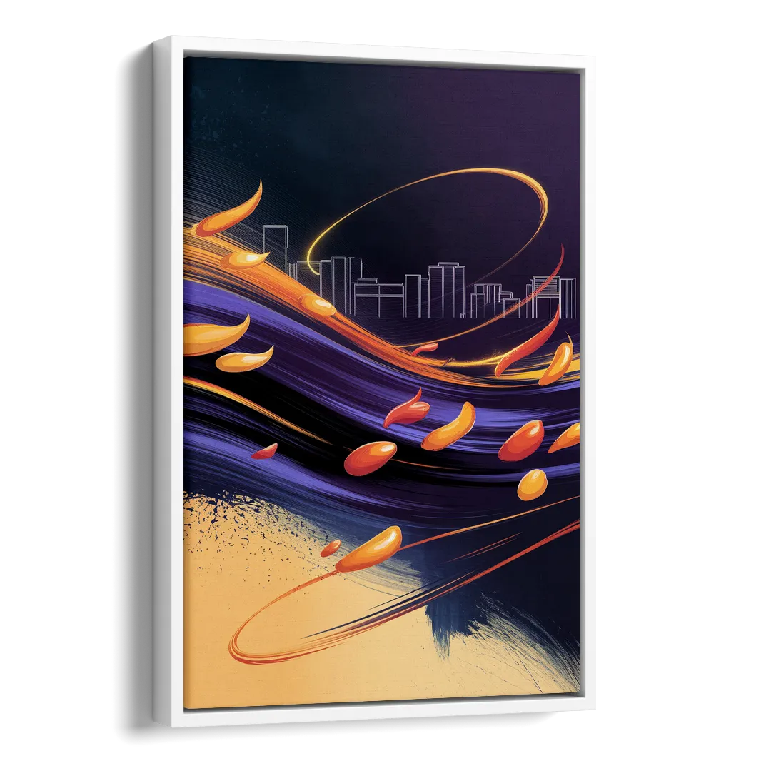 Phoenix Sports Team Pride Side - White Canvas Wall Art