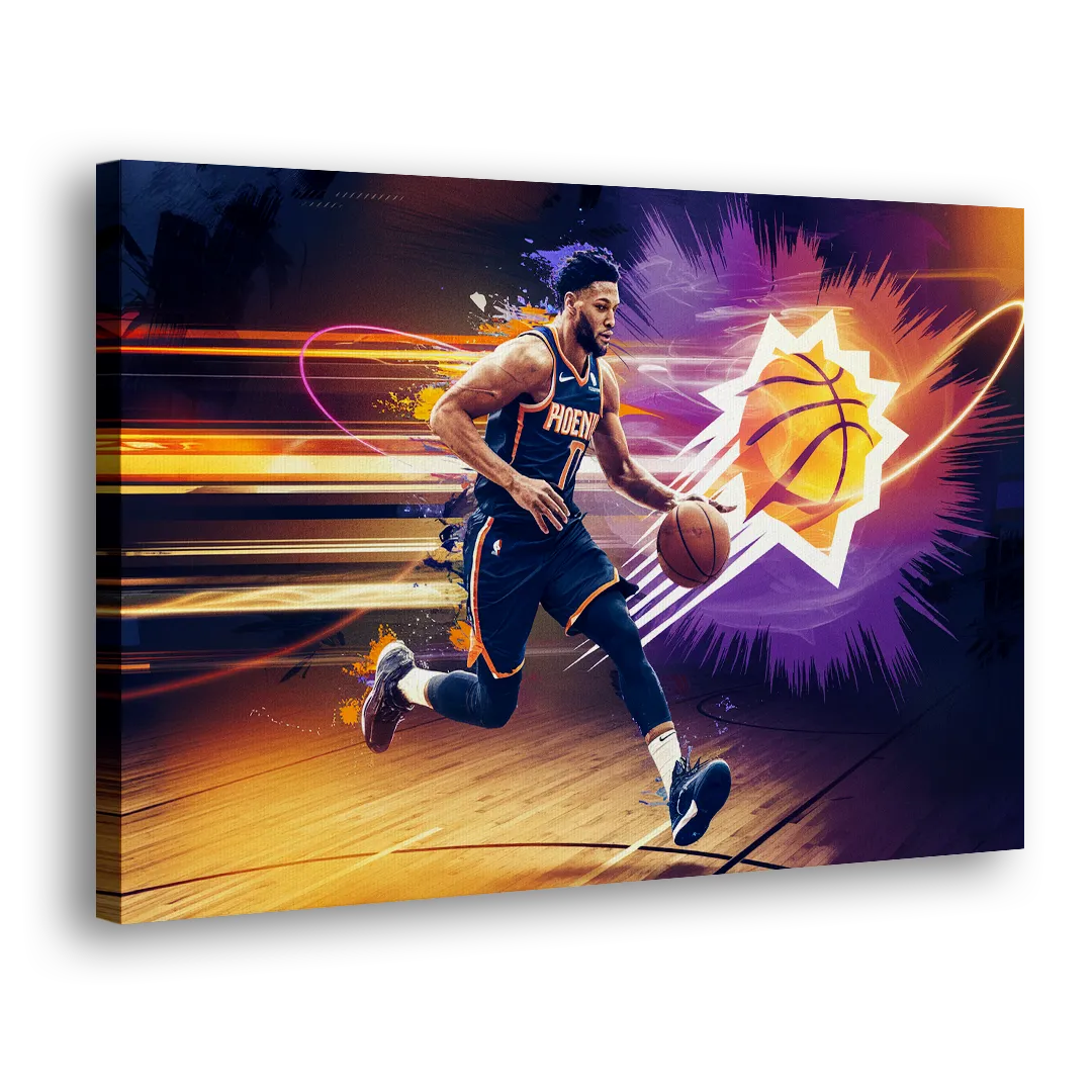 Phoenix Suns Basketball Spirit Side - Canvas Wall Art