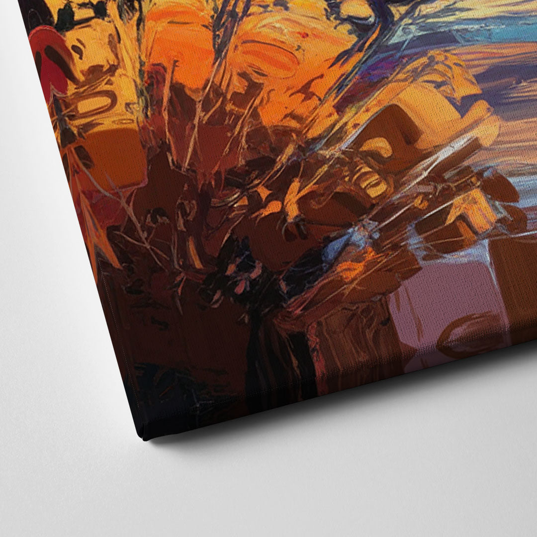 Phoenix Vibrant Urban Desert Canvas Close Up