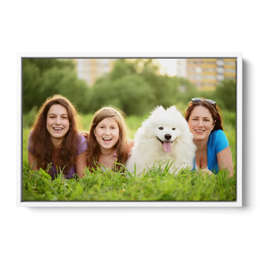 Custom Canvas Photo Prints Front - White Canvas Wall Art