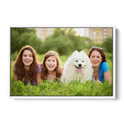 Custom Canvas Photo Prints Front - White Canvas Wall Art