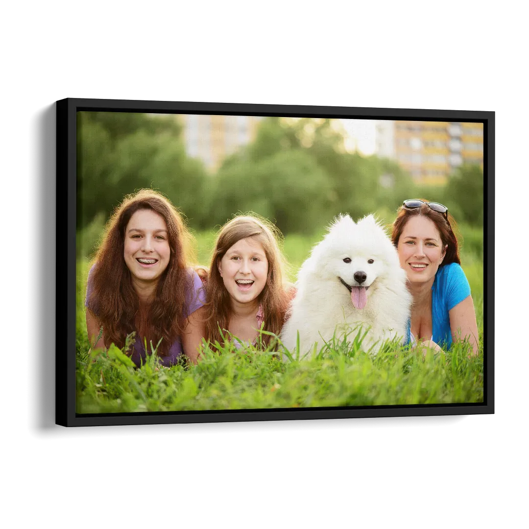 Custom Canvas Photo Prints Side - Black Canvas Wall Art