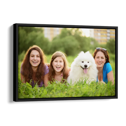 Custom Canvas Photo Prints Side - Black Canvas Wall Art