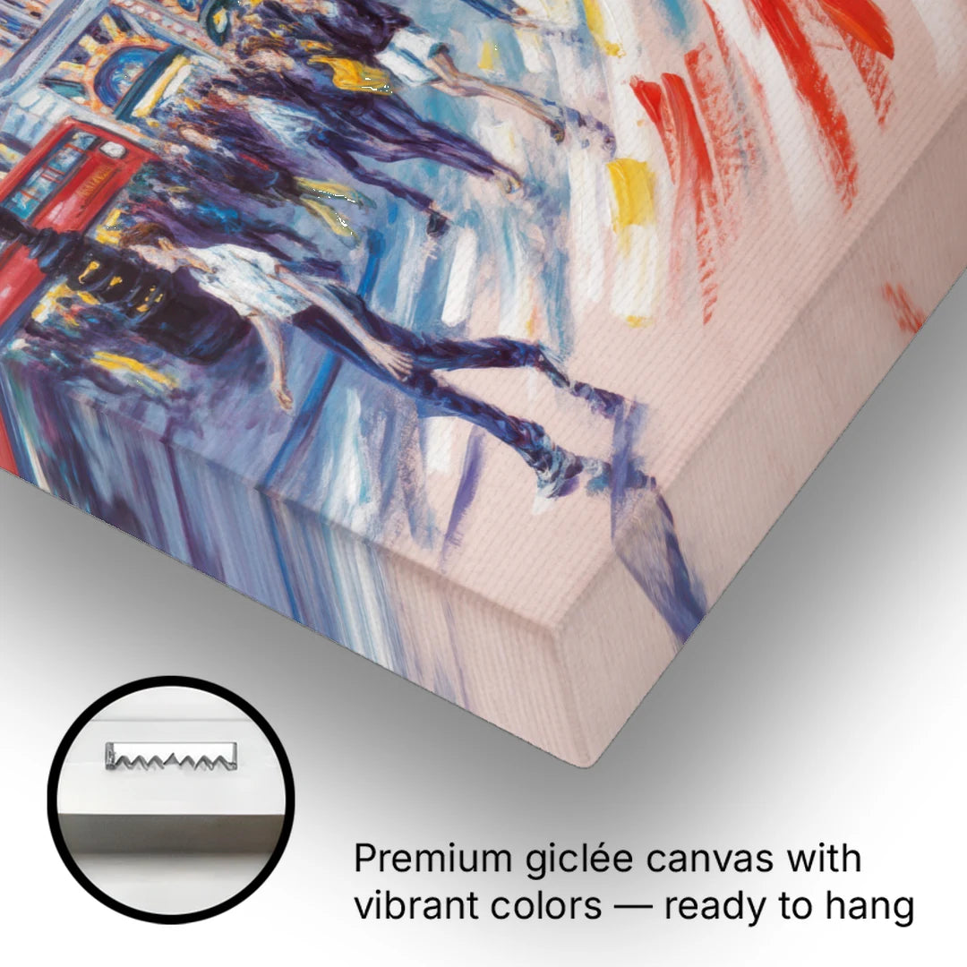 Piccadilly Vibe - Canvas Wall Art - Gallery Wrap Corner
