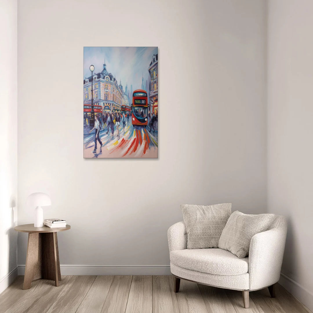 Piccadilly Vibe - Canvas Wall Art - Sofa - 24x36
