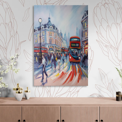 Piccadilly Vibe Sitting Room - Canvas Wall Art