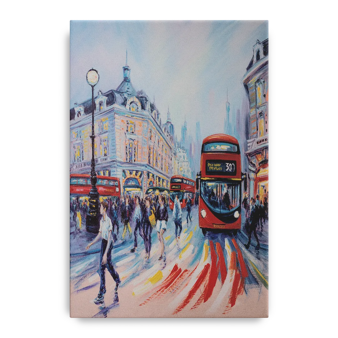 Piccadilly Vibe Front - Canvas Wall Art