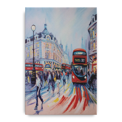 Piccadilly Vibe Front - Canvas Wall Art