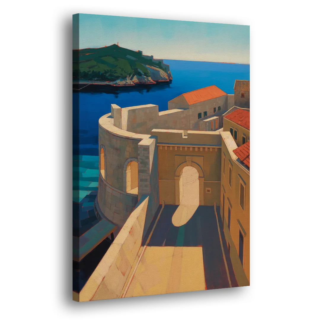 Pile Gate Majesty Side - Canvas Wall Art