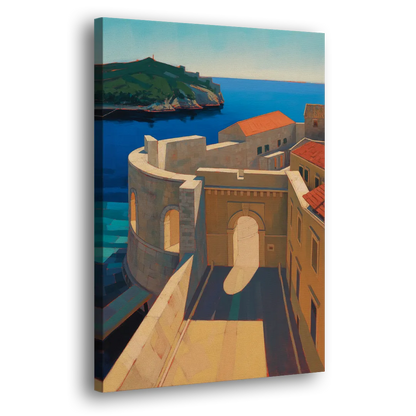 Pile Gate Majesty Side - Canvas Wall Art