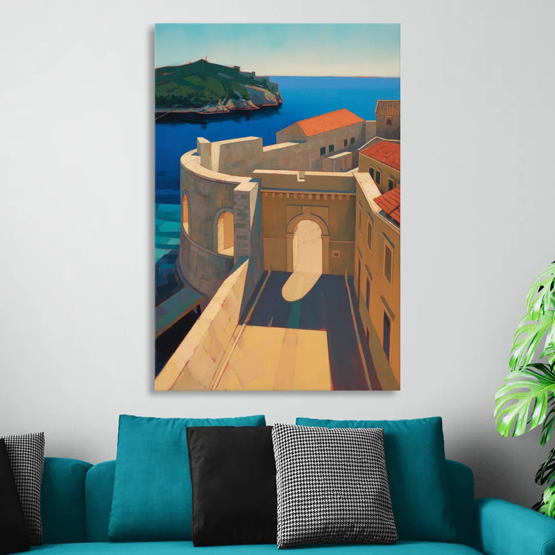 Pile Gate Majesty Sitting Room - Canvas Wall Art