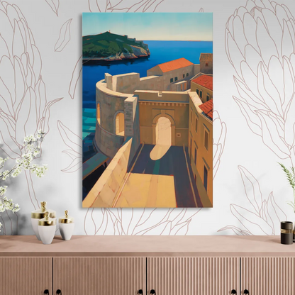Pile Gate Majesty Living Room - Canvas Wall Art