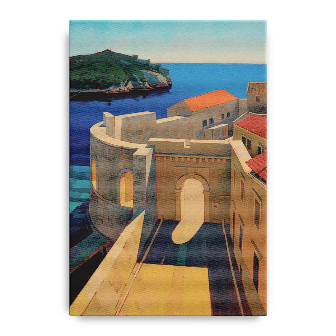 Pile Gate Majesty Front - Canvas Wall Art