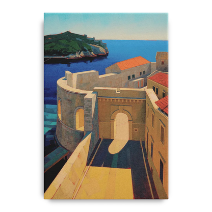 Pile Gate Majesty Front - Canvas Wall Art