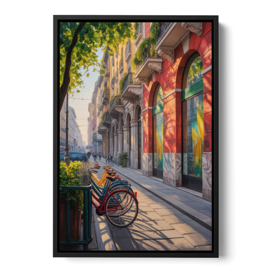 Pinacoteca Brilliance - Black Framed Canvas Wall Art - Front