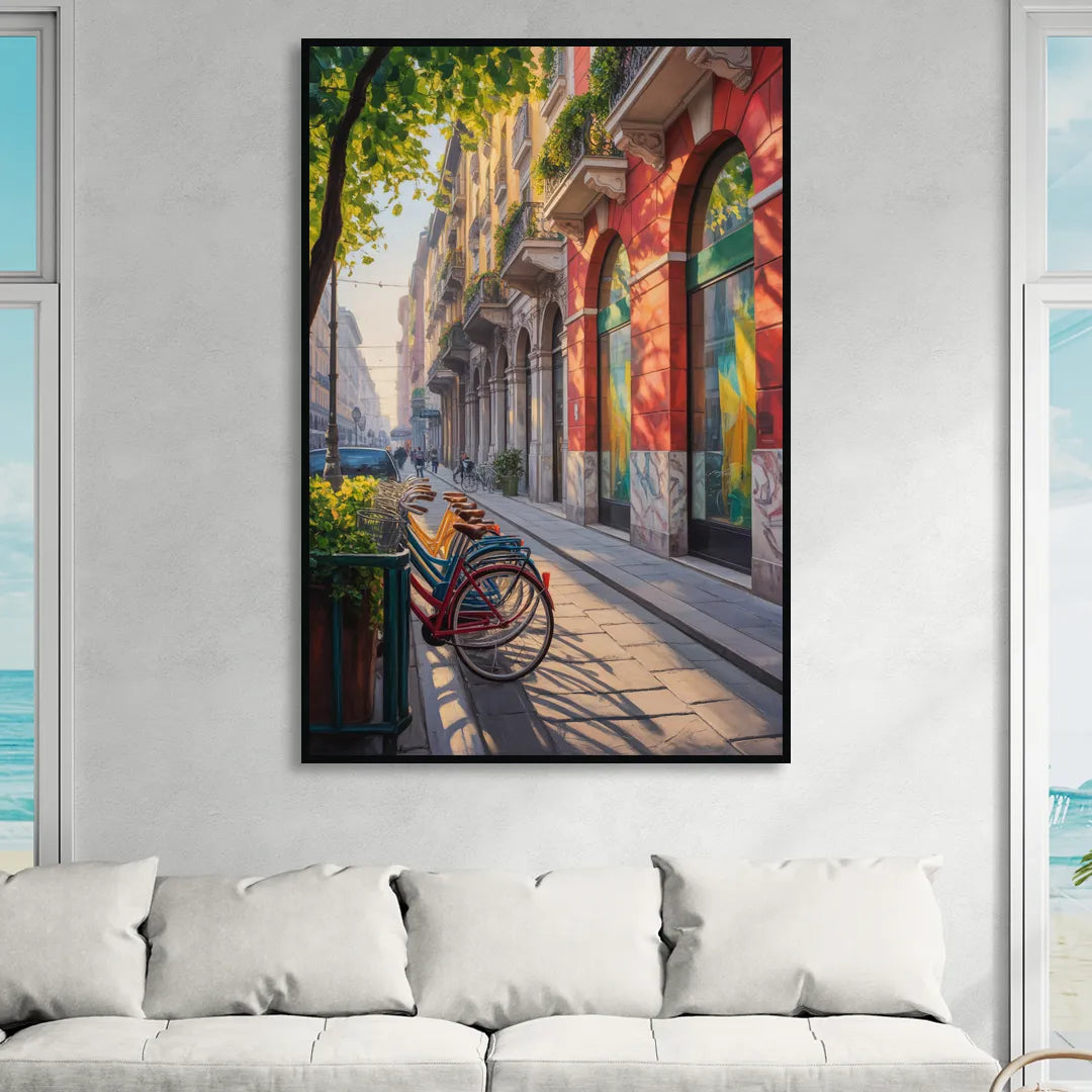 Pinacoteca Brilliance Sitting Room - Black Canvas Wall Art