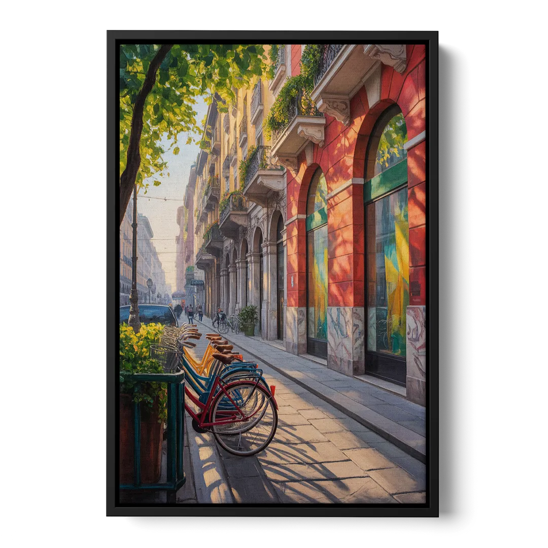 Pinacoteca Brilliance Front - Black Canvas Wall Art