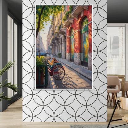 Pinacoteca Brilliance Sitting Room - White Canvas Wall Art