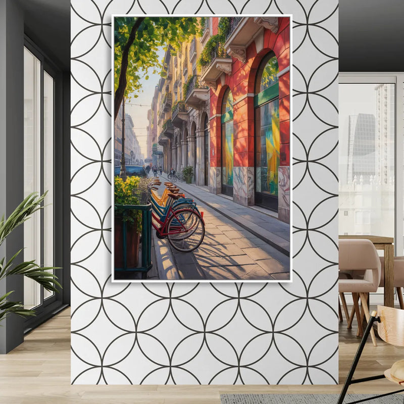 Pinacoteca Brilliance Sitting Room - White Canvas Wall Art