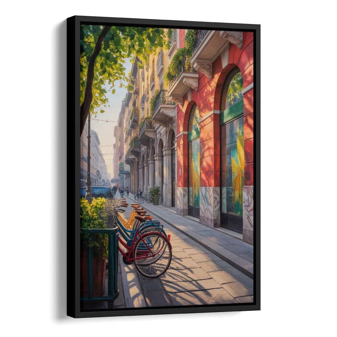 Pinacoteca Brilliance Side - Black Canvas Wall Art