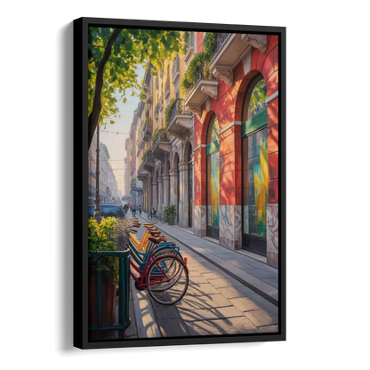 Pinacoteca Brilliance Side - Black Canvas Wall Art
