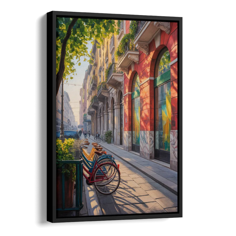 Pinacoteca Brilliance Side - Black Canvas Wall Art