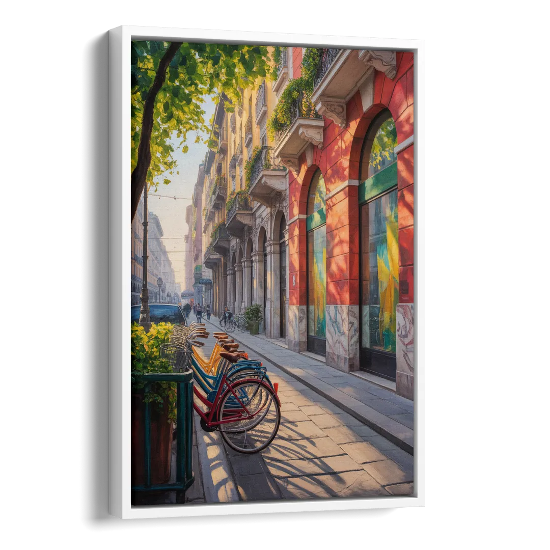 Pinacoteca Brilliance Side - White Canvas Wall Art