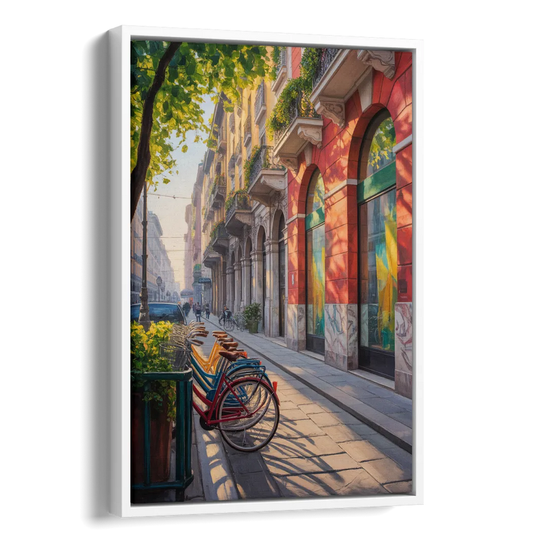 Pinacoteca Brilliance Side - White Canvas Wall Art