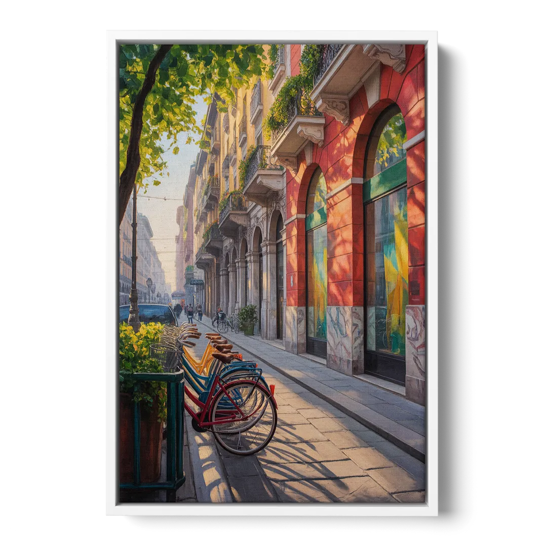 Pinacoteca Brilliance Front - White Canvas Wall Art