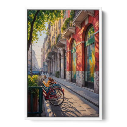 Pinacoteca Brilliance Front - White Canvas Wall Art