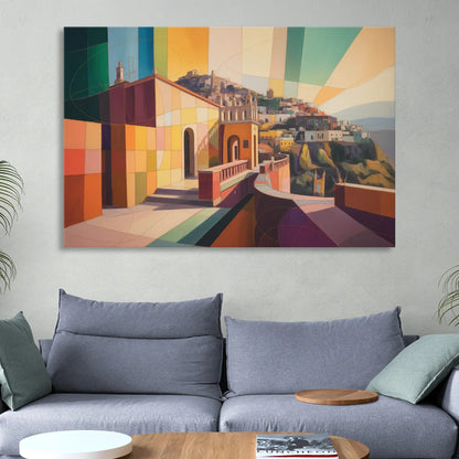 Pípila Overlook Living Room - Canvas Wall Art