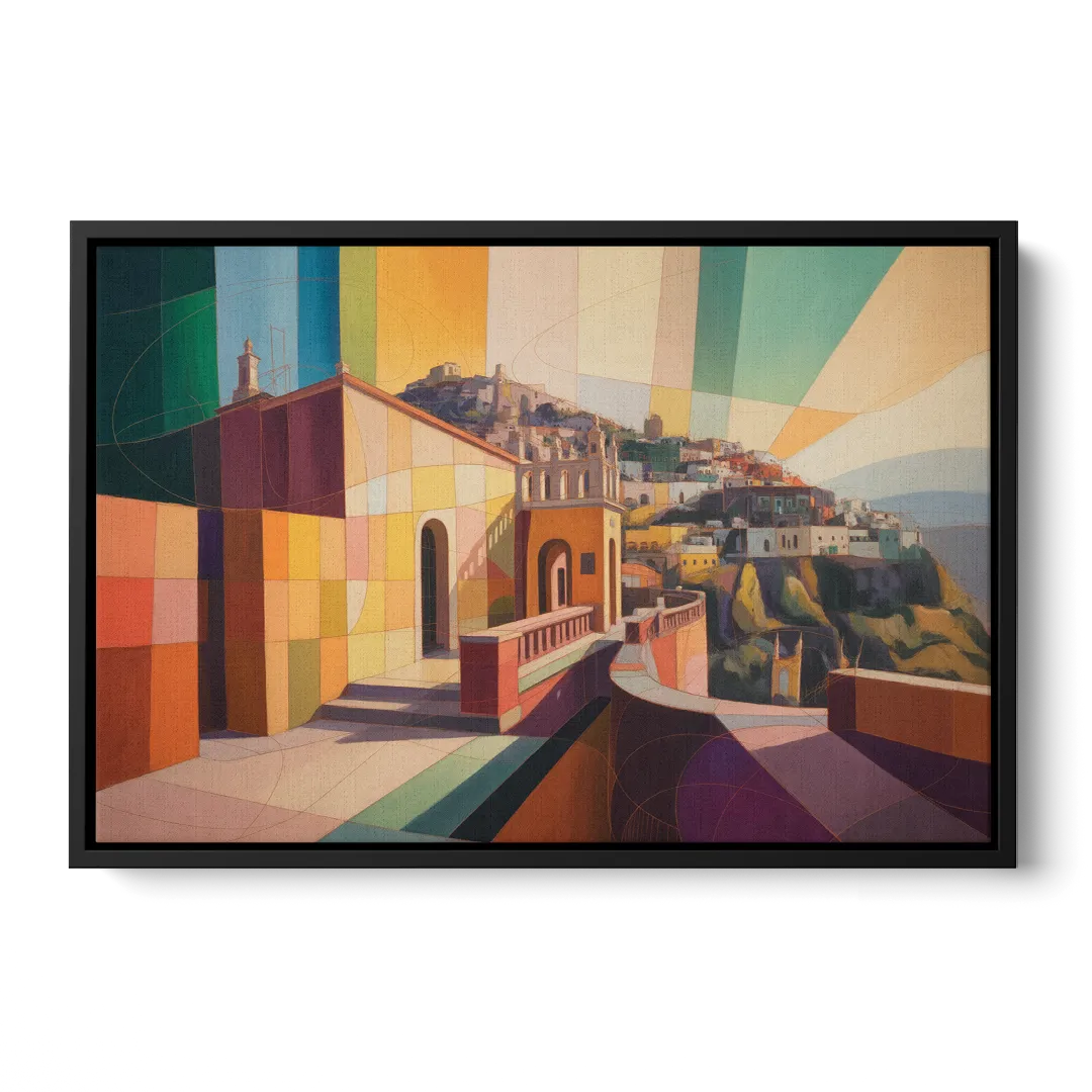Pípila Overlook Front - Black Canvas Wall Art
