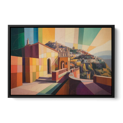 Pípila Overlook Front - Black Canvas Wall Art