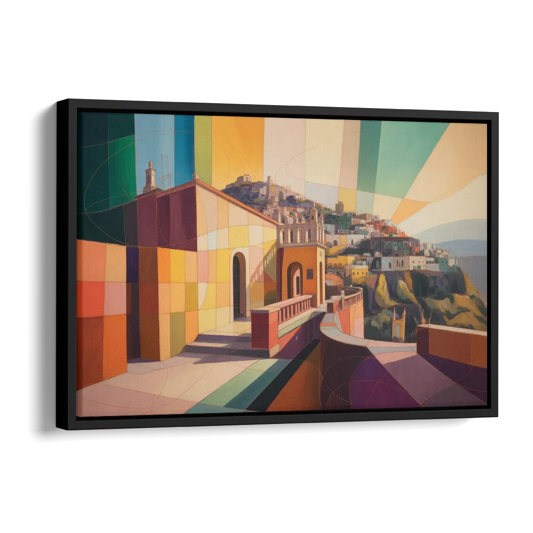 Pípila Overlook Side - Black Canvas Wall Art