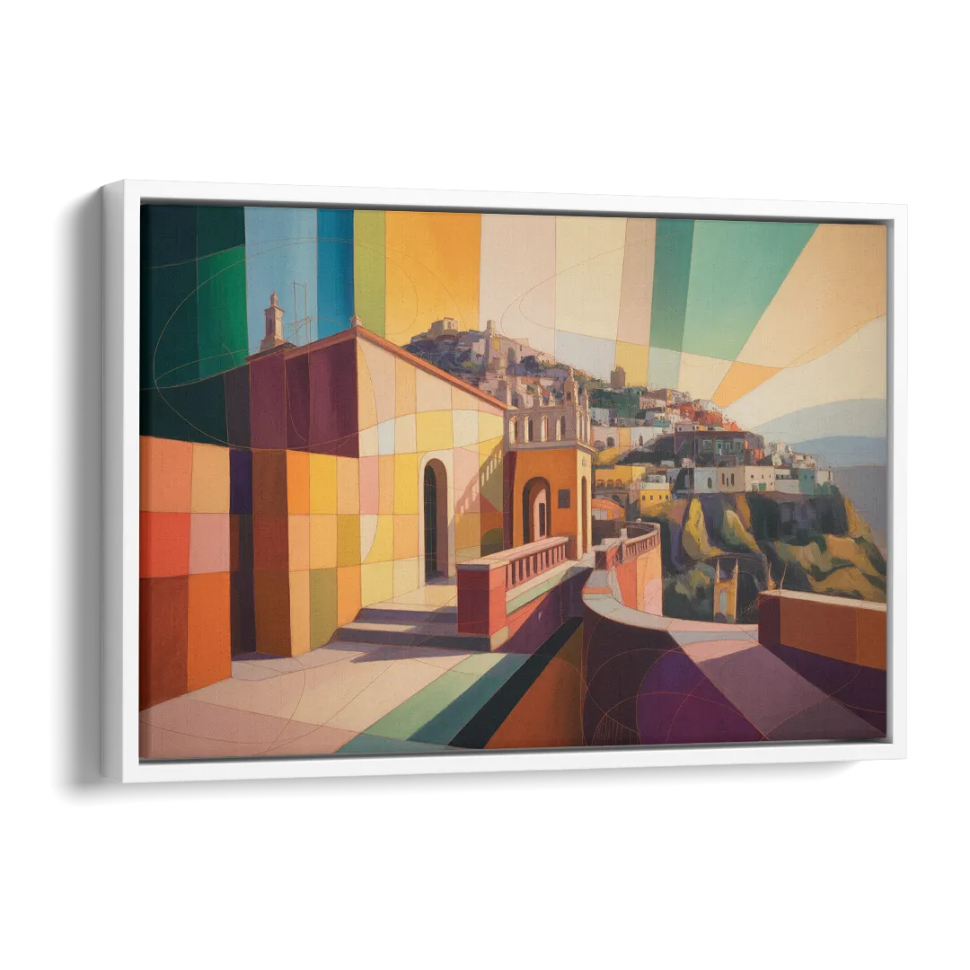 Pípila Overlook Side - White Canvas Wall Art