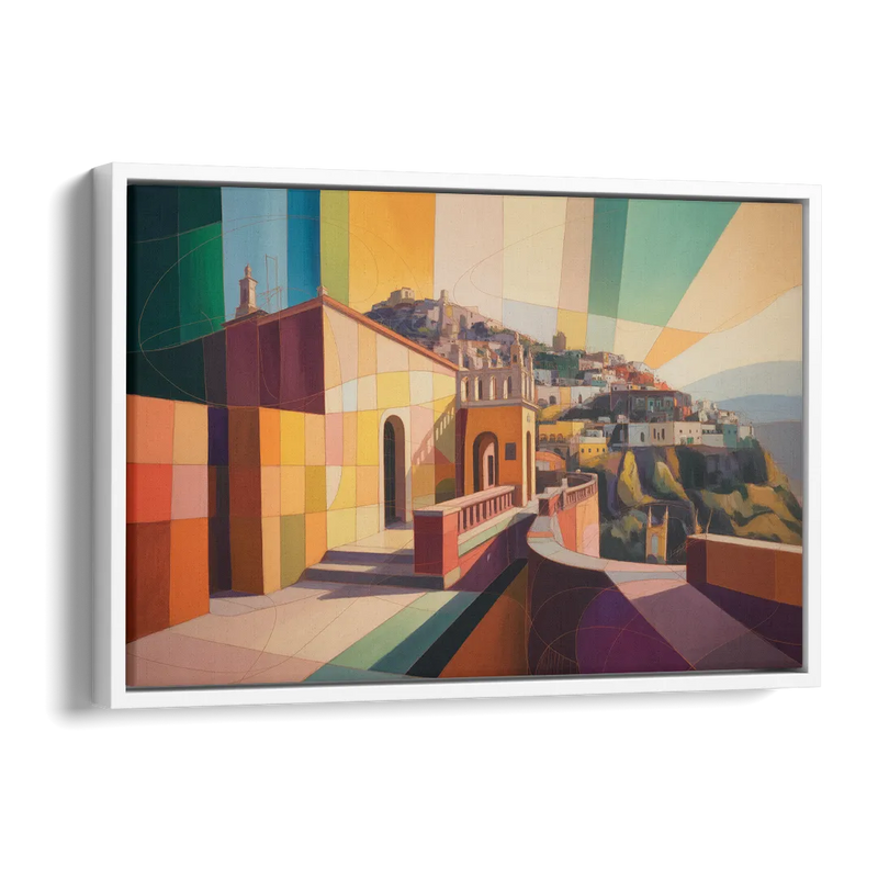 Pípila Overlook Side - White Canvas Wall Art