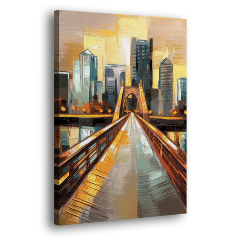 Pittsburgh City of Bridges - Canvas Wall Art