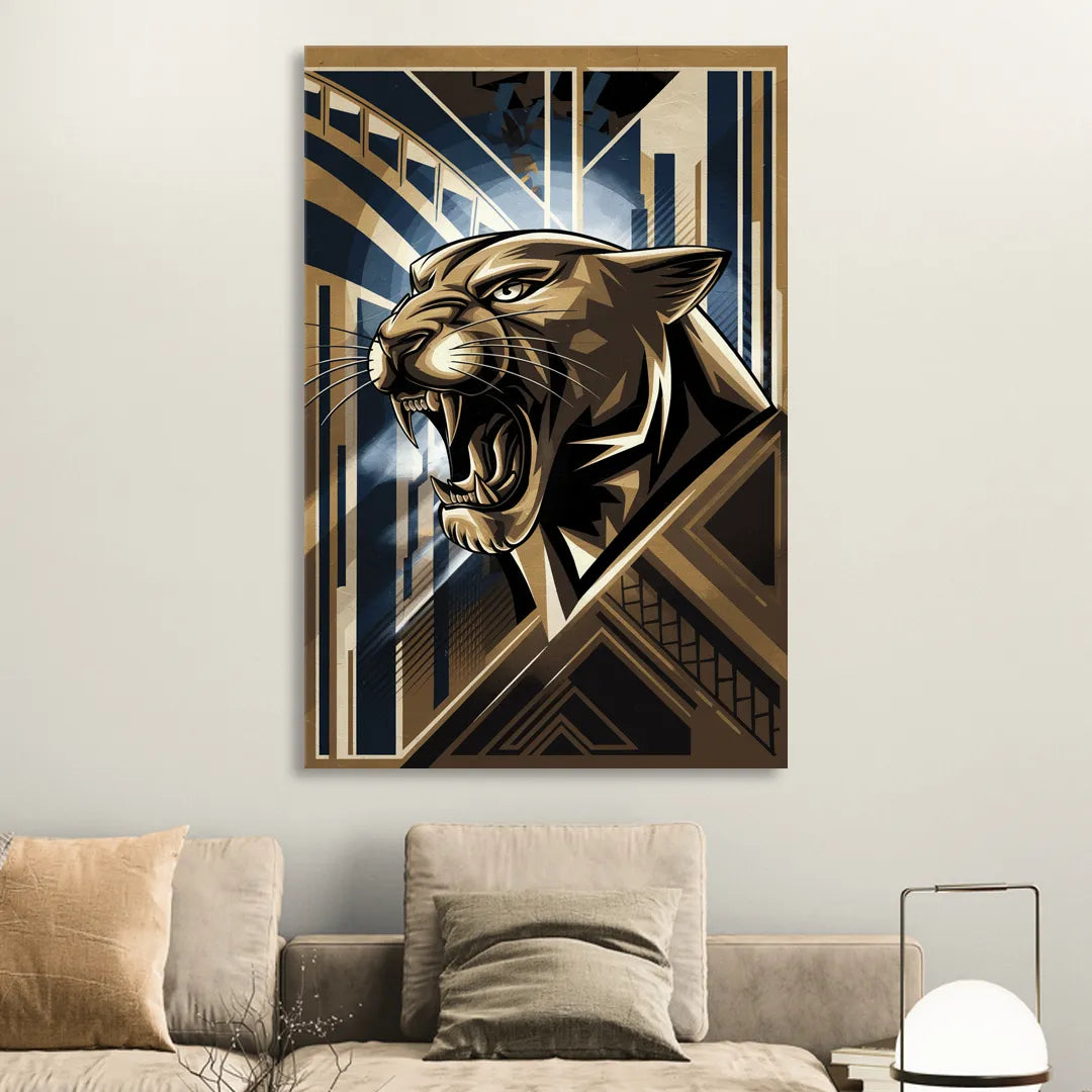 Pittsburgh Panthers Spirit Sitting Room - Canvas Wall Art