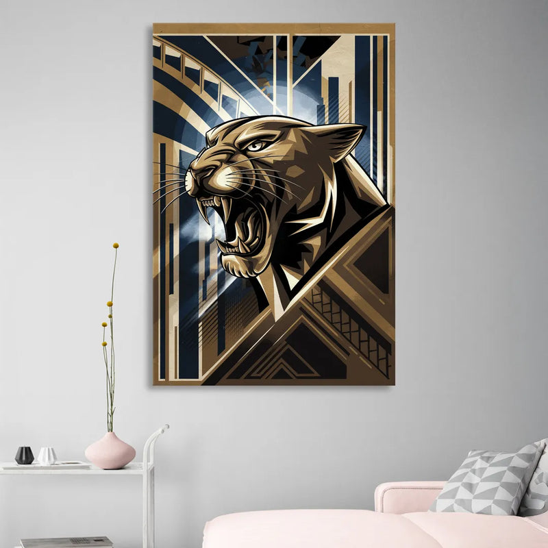 Pittsburgh Panthers Spirit Living Room - Canvas Wall Art