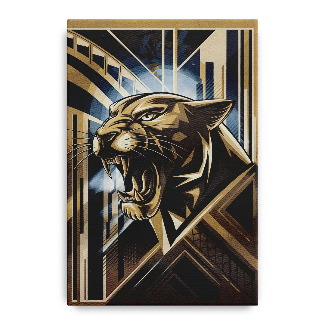 Pittsburgh Panthers Spirit Front - Canvas Wall Art