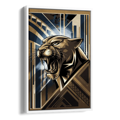 Pittsburgh Panthers Spirit Side - White Canvas Wall Art