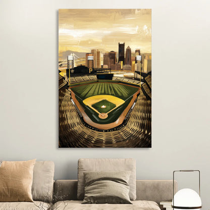 Pittsburgh Pirates Heritage Living Room - Canvas Wall Art