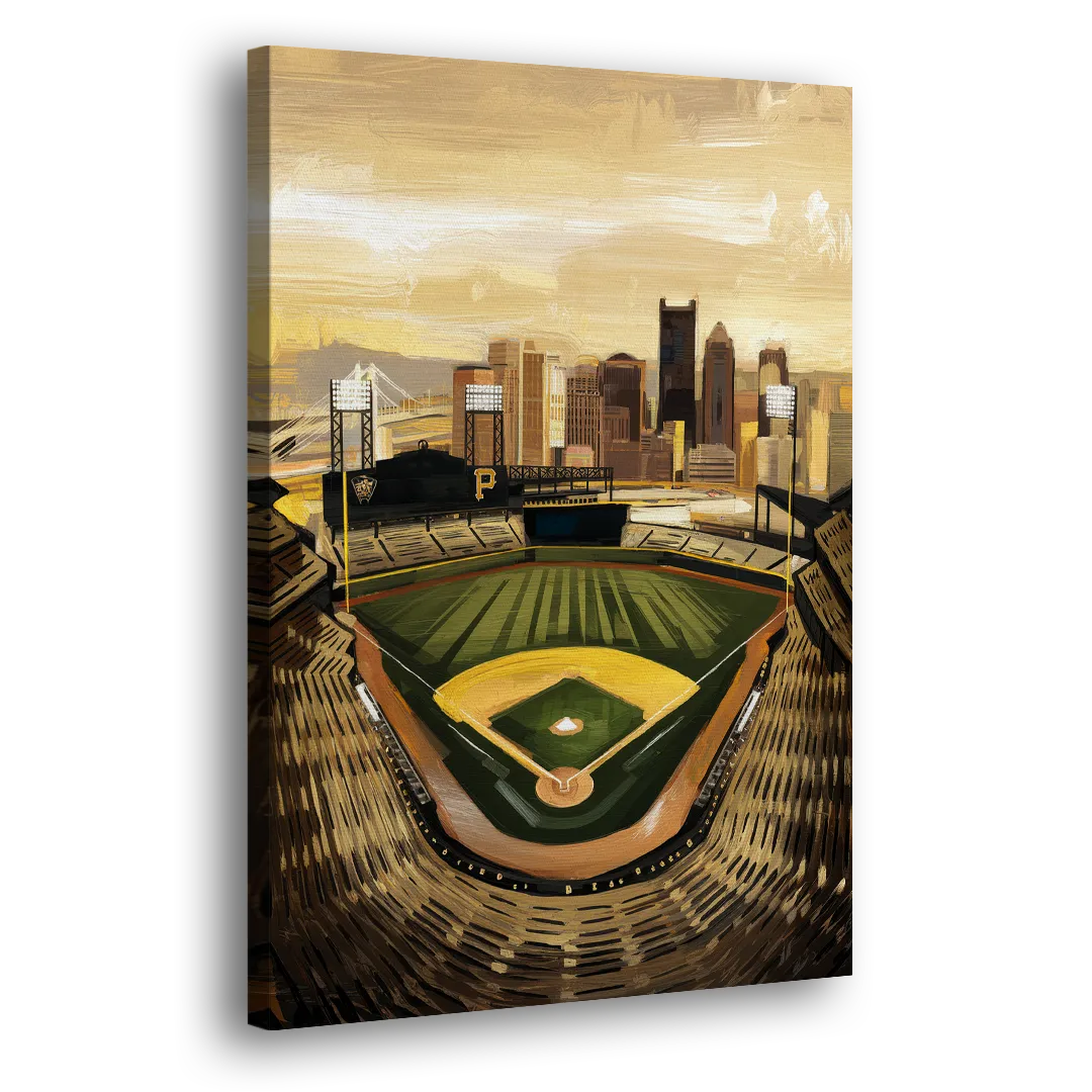 Pittsburgh Pirates Heritage Side - Canvas Wall Art