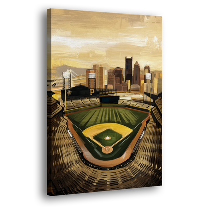 Pittsburgh Pirates Heritage Side - Canvas Wall Art