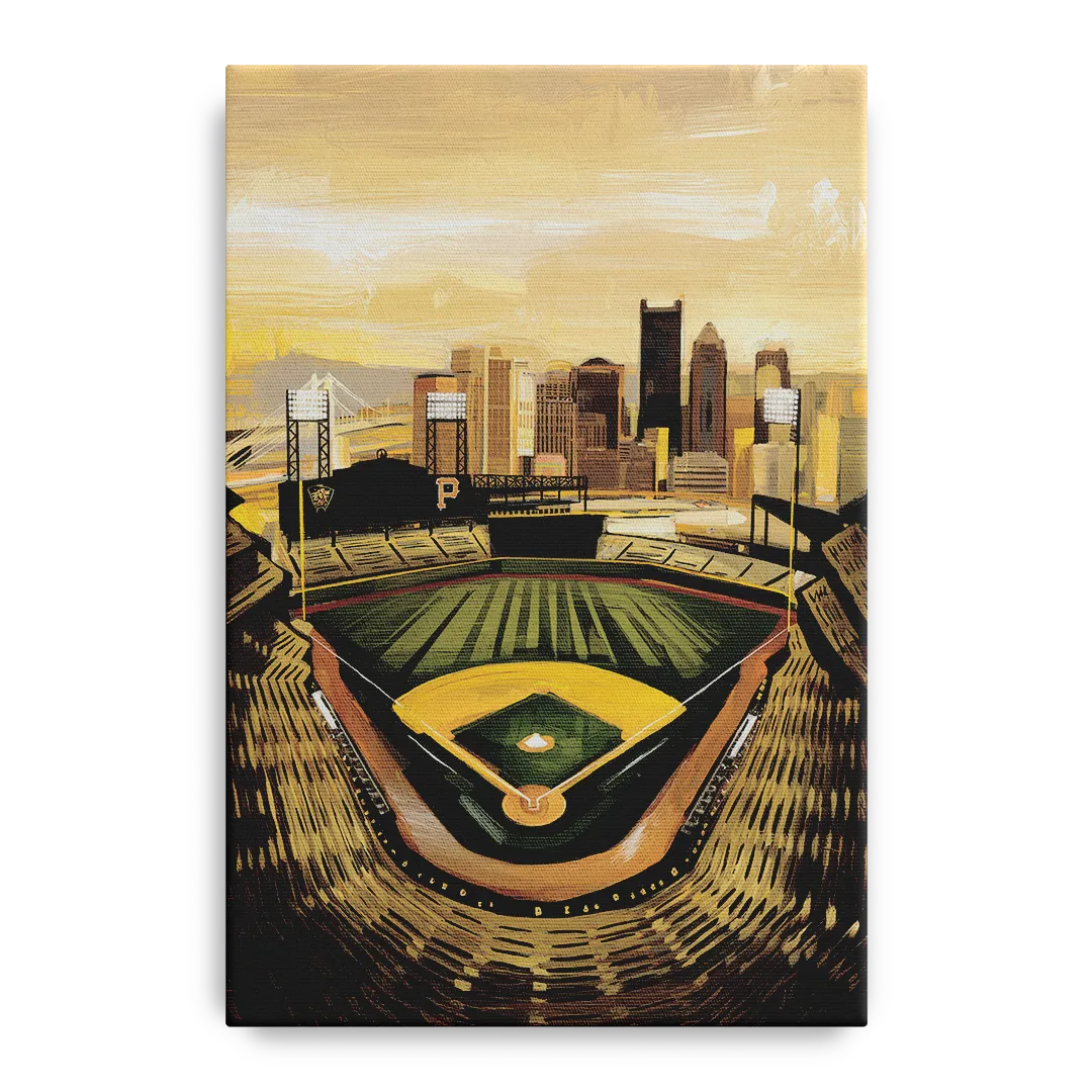Pittsburgh Pirates Heritage Front - Canvas Wall Art