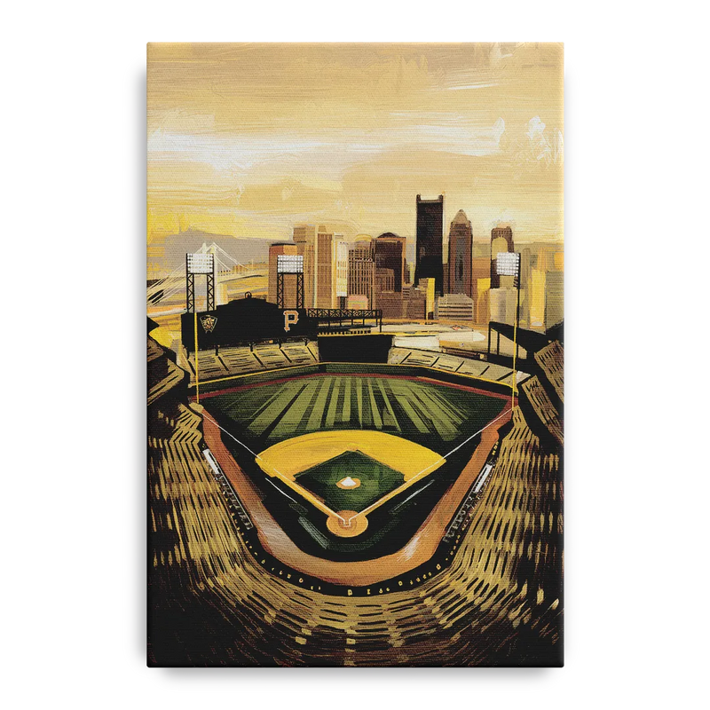 Pittsburgh Pirates Heritage Front - Canvas Wall Art