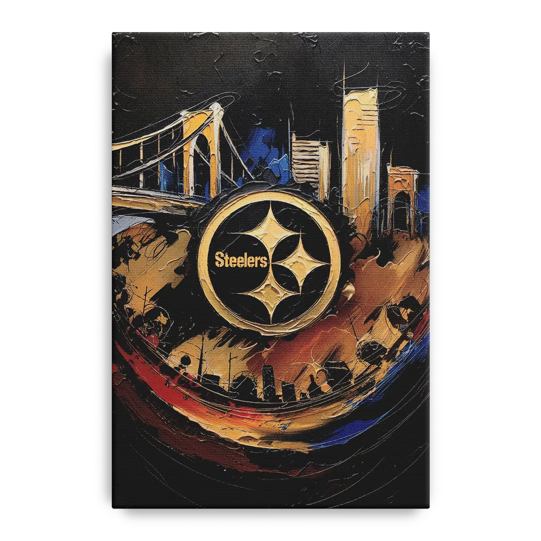Pittsburgh Steelers Fan Pride Front - Canvas Wall Art