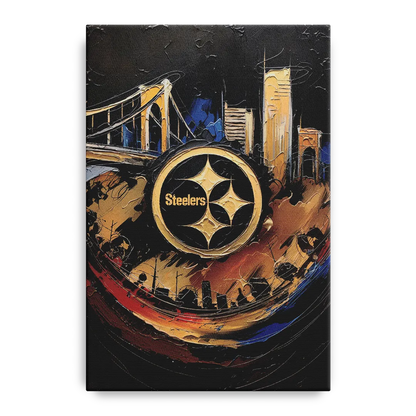Pittsburgh Steelers Fan Pride Front - Canvas Wall Art