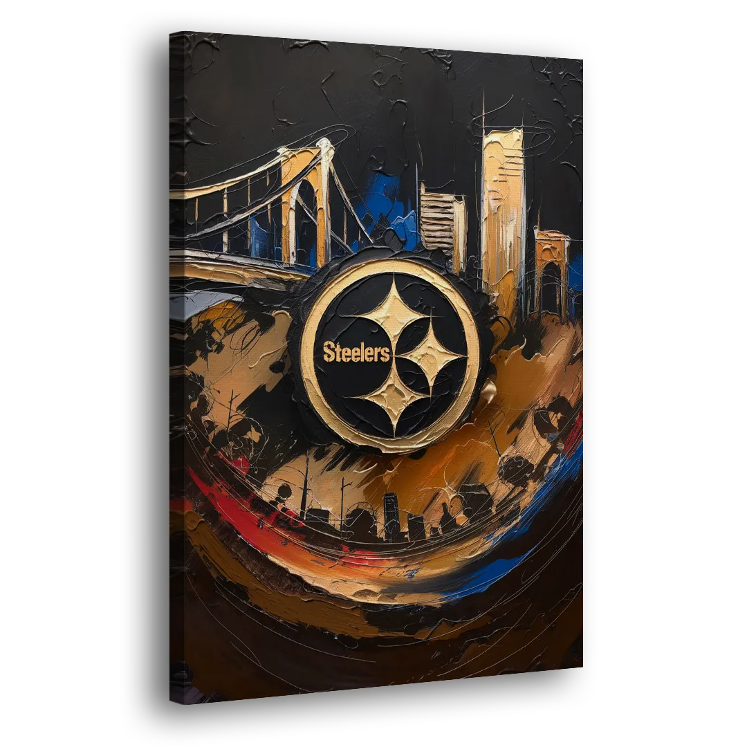 Pittsburgh Steelers Fan Pride Side - Canvas Wall Art