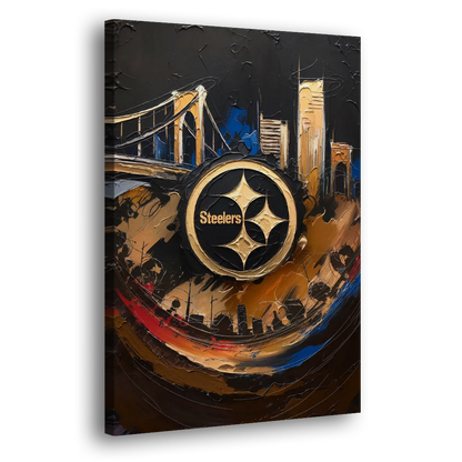 Pittsburgh Steelers Fan Pride Side - Canvas Wall Art